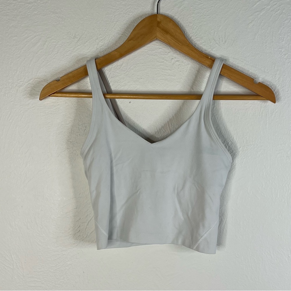 Lululemon Align Tank Light Support Iced Iris Nulu Fabric Performance Wear Size 2